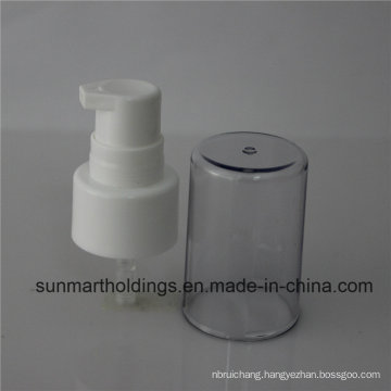 24410 White Plastic Cream Pump with PP Cap